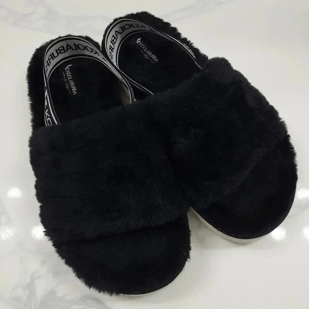 Koolaburra By UGG Fuzz'n II Faux Fur Sandals